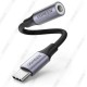 Cáp chuyển USB Type-C Sang Cổng 3.5mm Ugreen 80154, hỗ trợ Samsung/ iPad Pro/ Surface 